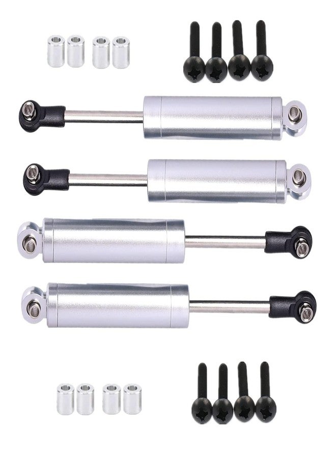 UURCSKY Alloy 112mm Internal Spring Shock Absorber Damper For 1/10 Rc Car Crawler Truck Hpi Hsp Rc4wd Losi Axial Hop-Up Parts 4PCS/set (Silver) - Image 4